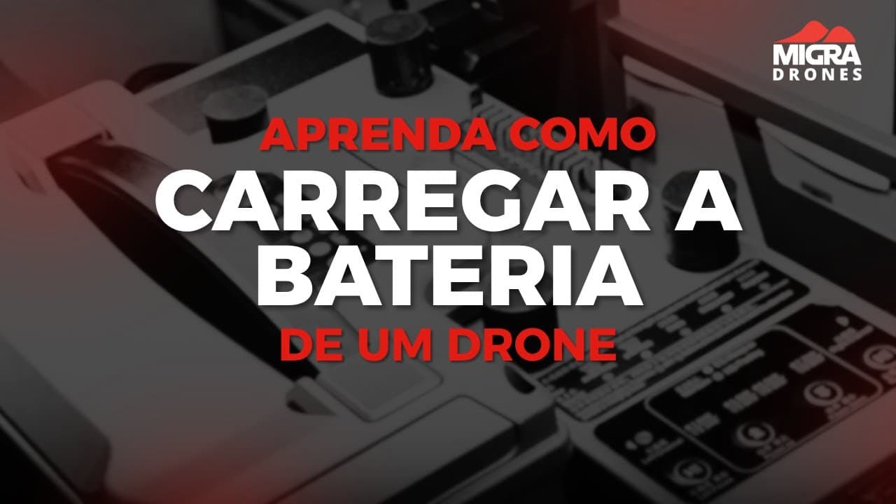 Thumbnail do vídeo: Aprenda como carregar a bateria dos Drones Migra